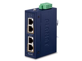 PLANET IPOE-260 Industrial 2-port 10/100/1000T 802.3at PoE  Injector  -40 75 degrees C 
