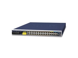PLANET IGS-6325-24P4X IP30 19  Rack Mount Indusl L3 PoE   24p 10/100/1000T 802.3at PoE   4x10G