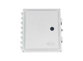 ACCELTEX 14x12x6 Polycarbonate Enclosure with Solid Door  Key Lock   Cord Grip