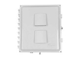 ACCELTEX 14x12x6 Heated   Cooled PoE Enclosure for 4 Element RPSMA External Antenna
