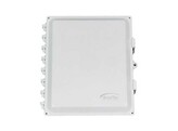 ACCELTEX 14x12x6 Polycarbonate Enclosure with Solid Door  Latch Lock   4 RPSMA Holes