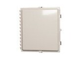 ACCELTEX 18x16x10 Nonconfigured Polycarbonate Enclosure with Solid Door   Latch Lock